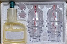 Вакуумные массажные банки ABC, набор 12 штук