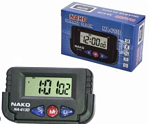 Часы автомобильные NAKO NA-613D, электронные, батарейка AG10