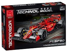 Конструктор Mork TECHNOL MODEL Гоночный автомобиль F1 Ferrari SF90 Super Racing Car 023005, 1099 дет