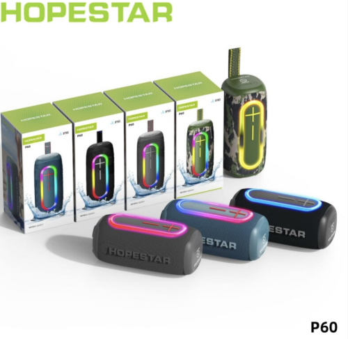 Портативная беспроводная Bluetooth колонка HOPESTAR P60 Wireless Speaker IPX6 Портативная беспроводная Bluetooth колонка HOPESTAR P60 Wireless Speaker IPX6