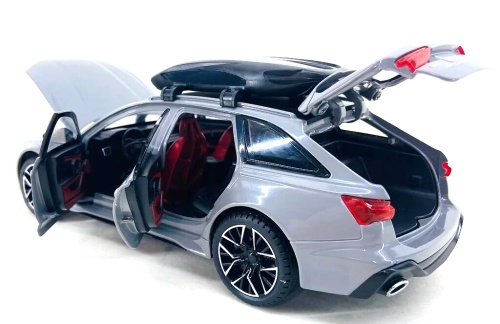 Машина AUDI RS6 QUATTRO DIE-CAST 1:24 металлический 21х8х7 см, 6шт/уп фото 3