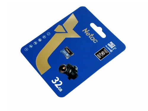 Карта памяти Netac MicroSDHC 32Gb P500 Standard Class 10 UHS-I (90 Mb/s) без адаптера фото 2