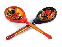 Ложка большая расписная "Хохлома" Р-45/793