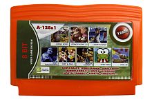 Картридж 8bit 128в1 TANK 90+CHIP & DALE 2+JUNGLE BOOK+LODE RUNNER+M.K.4+WWF SMACK DOWN+DONKEY KONG