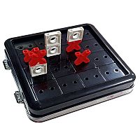 Настольная игра логическая головоломка 3д Рестики нолики, поле 4 х 4