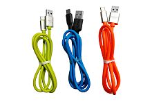 Кабель для зарядки UNION UN-10 USB-Type-C цветной силиконовый, длина 1м