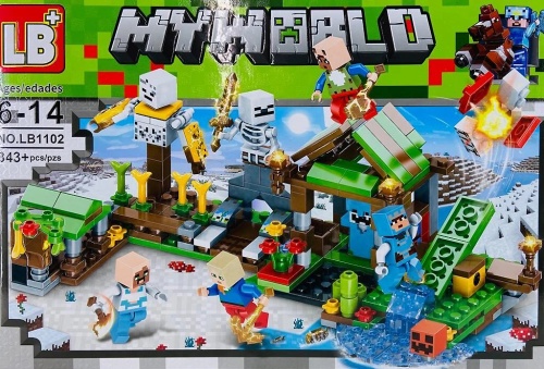 Конструктор LB My World "Зимний домик пингвина" LB1102, 343 детали