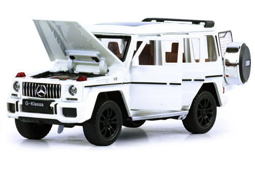 Машина ДЖИП GELANDEWAGEN BRABUS DIE-CAST 1:28, 18x7,5x7,5 см  фото 4