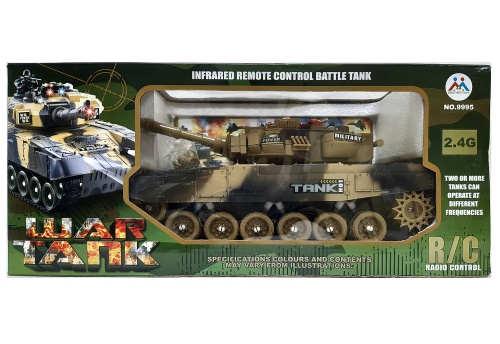 Танк WAR TANK POWER W.A.R. 9993 радиоуправляемый, зеленый, 26 см