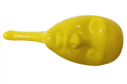 Маска ЖЕЛТАЯ для игры MAFIA "МАФИЯ", пластиковая  фото 4