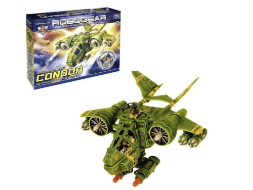 Набор фигурки "Робогир Кондор", военная техника, масштаб 1:15, пластик, зеленый/серый