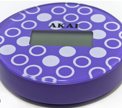 Весы напольные AKAI ультракомпактные электронные SB-1354V 150кг/0,1кг 65х32 мм  фото 3