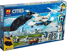 Конструктор LARI Cities "Воздушная полиция: авиабаза" 11210, 559 деталей