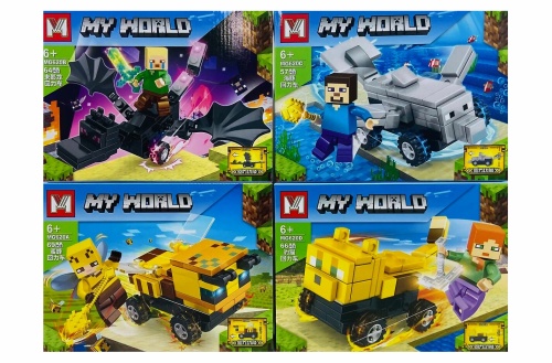 Конструктор MG My World "Охота за мёдом 4в1" MG620, 57-69 деталей Конструктор MG My World "Охота за мёдом 4в1" MG620, 57-69 деталей