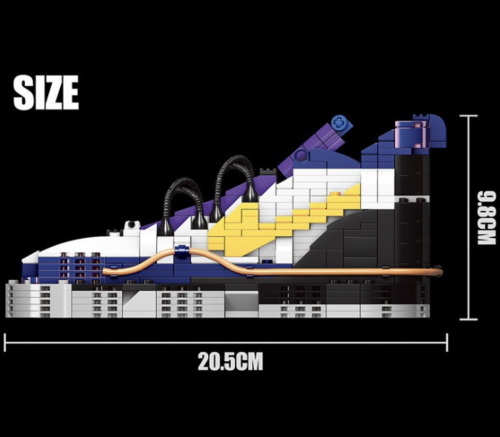 Конструктор Кроссовок Найк Nike Kobe Bryant Jordan NBA 69959, 507 деталей фото 3