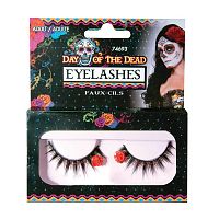 Ресницы накладные "День мертвых" Day of the dead Eyelashes ПВХ, без размера