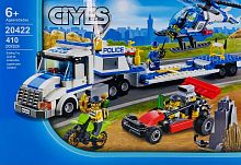 Конструктор CITYES "Перевозчик вертолета" 20422, 410 деталей Конструктор CITYES "Перевозчик вертолета" 20422, 410 деталей