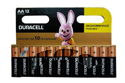 Батарейки DURACELL AА LR6 1.5V алкалиновые 12шт/уп Батарейки DURACELL AА LR6 1.5V алкалиновые 12шт/уп