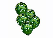 Шары воздушные 12" Камуфляж, латекс, 5 шт/уп
