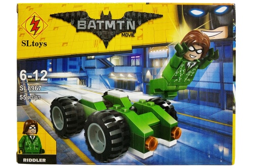 Конструктор Супергерои Бэтмен мини 6 видов SL8967A SLtoys Batman, 49-55 деталей