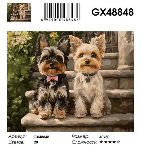 Картина по номерам Paintboy GX48848, холст на подрамнике, 40x50 см Картина по номерам Paintboy GX48848, холст на подрамнике, 40x50 см