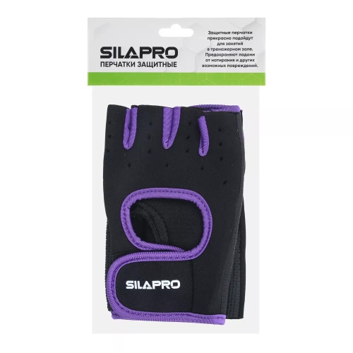 Перчатки защитные SILAPRO, велосипедные, полиэстер, универсальный размер Перчатки защитные SILAPRO, велосипедные, полиэстер, универсальный размер