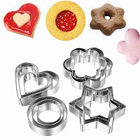 Набор форм для печенья Kitchen DIY, металл, 12 штук на блистере 