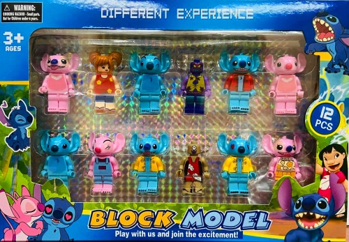 НАБОР Фигурки STIITCH "Стич" 12 штук в коробке 