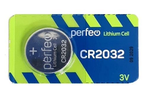 Батарейки PERFEO Lithium CR2032 3V Ø20х2 мм (таблетка)