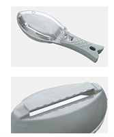 Рыбочистка - нож для чистки рыбы РЫБКА, с контейнером, пластик