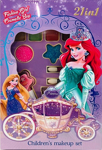 НАБОР Детская косметика PRINCESS Childrens Make up Set 21 в 1 фото 2