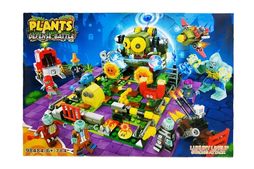 Конструктор Plants DEFENSE BATTLE Зомби против растений "Армагеддон" 98484, 784 детали Конструктор Plants DEFENSE BATTLE Зомби против растений "Армагеддон" 98484, 784 детали