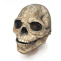 Маска Череп открытый рот, цвет бежевый, резина, размер 56-60 