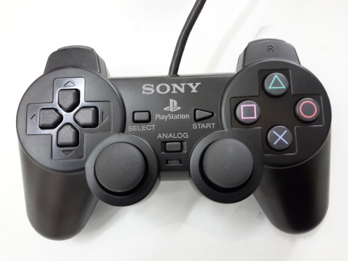 Джойстик PS 2 Controller Analog Black (no box) фото 2