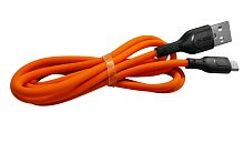 Кабель для зарядки UNION UN-10 USB-MicroUSB цветной силиконовый, длина 1 м