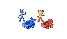 PJMASKS Игрушка Герои в масках на машине, 7 см, 12 шт/уп