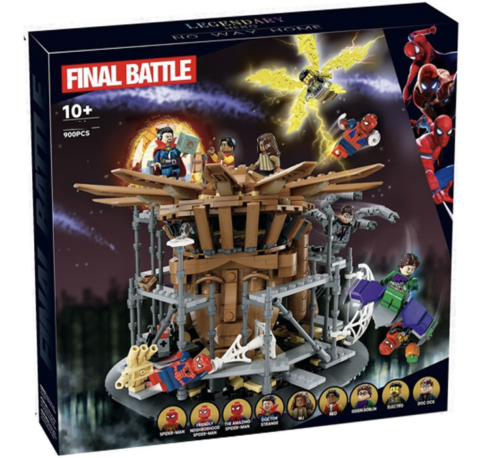 Конструктор Супергерои FINAL BATTLE "Человек-Паук: Финальная битва" 70106, 900 деталей Конструктор Супергерои FINAL BATTLE "Человек-Паук: Финальная битва" 70106, 900 деталей