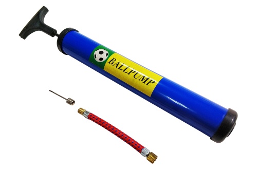 Насос ручной для велосипеда и мячей BALLPUMP, со шлангом и иглой, 27,5 х 3,6 см