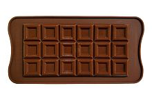 Форма силиконовая "ПЛИТКА ШОКОЛАДА" для изготовления шоколада 21 х 10,5 см