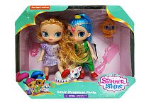 Кукла SHIMMER & SHINE набор 4в1 + зеркало и расческа, в коробке