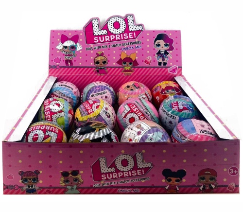 Куклы Лол LOL SURPRISE doll with mix & match accessories в шаре Ø 10 см, 12 шт/уп  