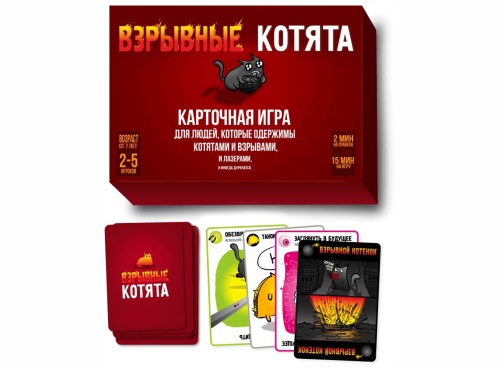 Настольная игра "Взрывные котята" (Мир Хобби) 10+ фото 4