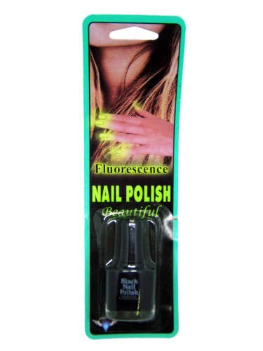 Лак для ногтей черный Nail Polish на блистере фото 2