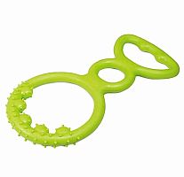 Игрушка для собак Перетяжка, салатовая, 18.5х9 см
