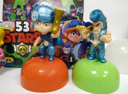 Фигурка 53 STARS (BRAWL STARS) В ЯЙЦЕ 6,5 х 6,5 см (12 шт/уп) фото 4