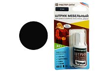 Штрих мебельный 001 ЧЕРНЫЙ Мастер сити, флакон 20 мл (блистер)