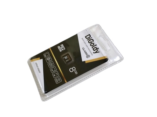 Карта памяти DiGoldy MicroSDHC 8Gb Class 10 без адаптера фото 4