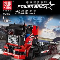 Конструктор Mould King Power Brick "Гоночный грузовик на Р/У и со сматрфона" 15002, 570 деталей