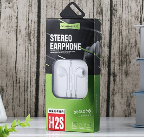 Наушники вкладыши проводные MAIMi H2S Stereo Earphone белые