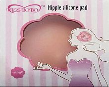 Накладки силиконовые на грудь, цвет телесный